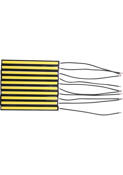 10X 12V Su Geçirmez Gündüz Farı LED Şerit Işık Çubukları Kamp Karavan Tekne Araba Cob-Beyaz (Yurt Dışından)