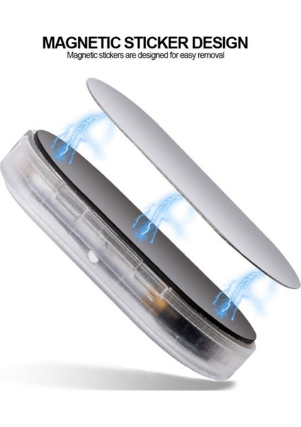 6 LED Araç Dokunmatik Işıkları Şarj Edilebilir Iç Tavan Lambası Tavan Tavan Okuma Lambaları Bagaj Manyetik Mini Lamba, D (Yurt Dışından) fırsatları