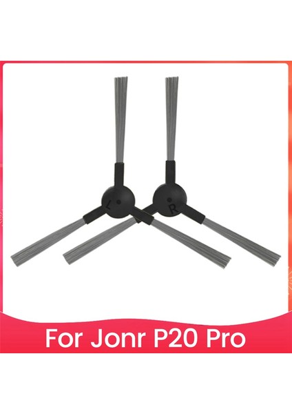 P20 Pro Robot Süpürge Aksesuarları Için 2 Adet Yıkanabilir Yan Fırça Yedek Temizleyici (Yurt Dışından)