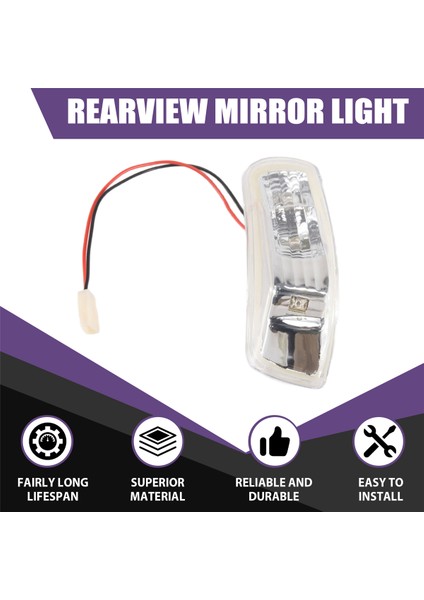 7 Ec7 EC715 EC718 Yan Sinyal Lambası Için 1 Çift LED Dikiz Aynası Işıkları Kapı Kanat Dönüş Sinyali (Yurt Dışından) fırsatları