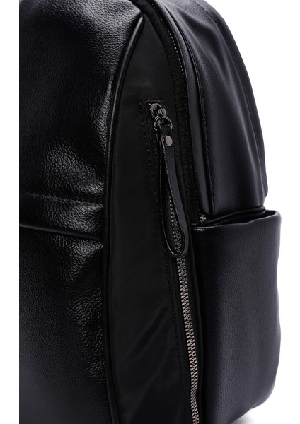 Kadın Siyah Aksesuarlı Sırt Çantası 25WBD249414