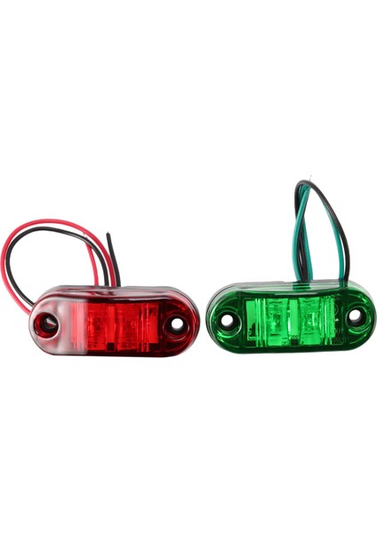 4 x 2 LED Kırmızı/yeşil Deniz Teknesi Navigasyon Işıkları 10-30V Tekneler Için Hafif Kamyonet Yanı (Yurt Dışından) fiyatları