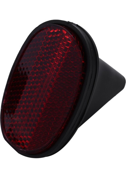 1 Adet Bisiklet Arka Kuyruk Reflektör Çamurluk Oval Uyarı Kırmızı Siyah (Yurt Dışından)