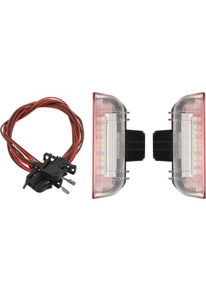 Golf Mk5 Mk6 B6 B7 cc 3AD 947 411 Için LED Kapı Uyarı Işığı Iç Lambalar + Kablo Tel (Yurt Dışından)