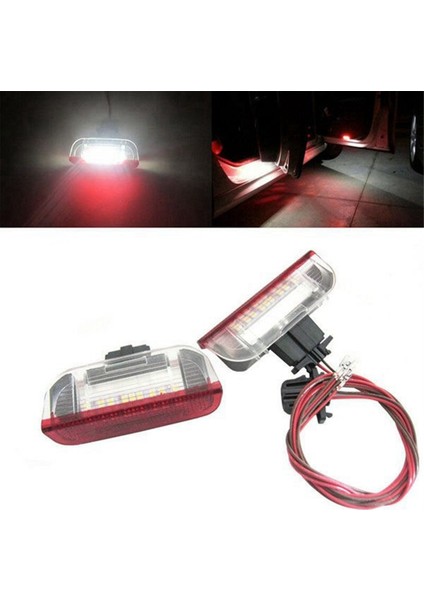 Golf Mk5 Mk6 B6 B7 cc 3AD 947 411 Için LED Kapı Uyarı Işığı Iç Lambalar + Kablo Tel (Yurt Dışından) modelleri
