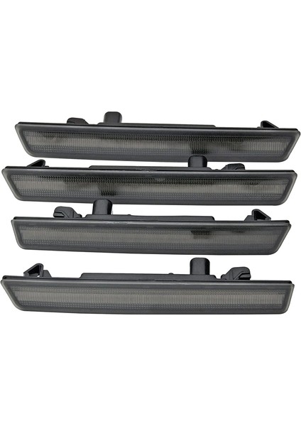 2015-2021 Dumanlı Lens Işık Kiti Için Amber Kırmızı LED Yan Işaret Işığı (Yurt Dışından) fiyatları