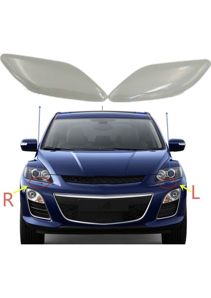 -7 Cx7 2009-2013 Için 1 Çift Ön Tampon Far Yıkama Memesi Kapağı Jet Kapağı (Yurt Dışından) modelleri