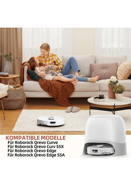 Qrevo Curv/qrevo Edge Robot Süpürge Aksesuarları, Yedek Ana Fırçalar, Toz Torbaları, Paspas Pedleri, Filtreler (Yurt Dışından) modelleri