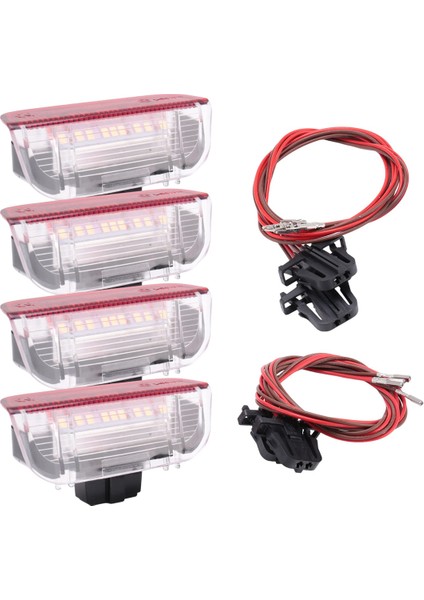 Golf 6 7 Mk5 Mk6 B6 B7 cc Için 4 Adet Araba LED Kapı Uyarı Işığı Hoş Geldiniz Projektörü (Yurt Dışından) modelleri