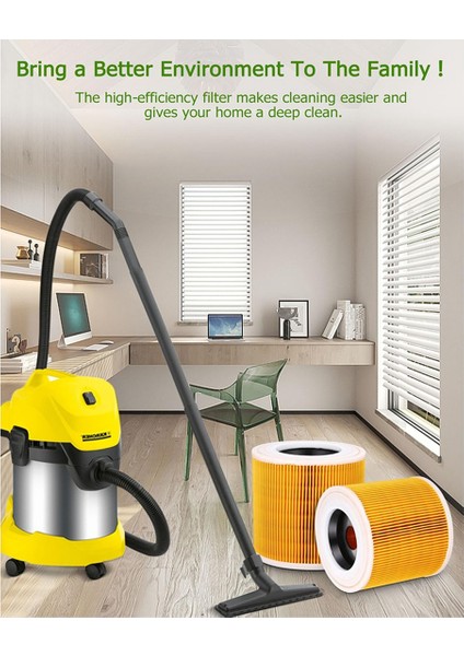 Wd3 Premium Wd2 Wd1 Mv3 Mv2 Elektrikli Süpürge Için 2 Adet Filtre Ince Toza Karşı 3'lü Uzatma Kiti (Yurt Dışından) modelleri