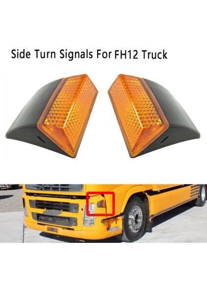FH12 Kamyon Için 1 Çift Köşe Lambası Sinyal Lambası Yan Dönüş Sinyalleri (Yurt Dışından) fiyatları