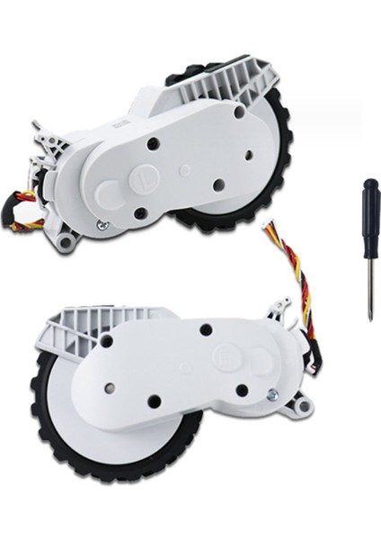 E10/ B112/ E12/ C103/ 3c Gelişmiş Versiyon Robot Süpürge Yedek Parçaları Sol ve Sağ Tekerlekler (Yurt Dışından)