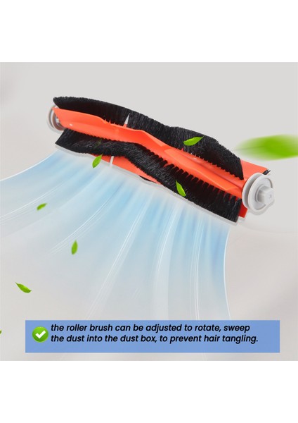 L10 Pro D9 Robot Süpürge Aksesuarları Ana Fırça Yan Filtre Paspas Bezi (Yurt Dışından) fırsatları