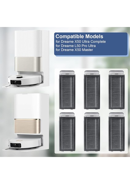Dream X50 Ultra Complete / L50 Pro Master Robot Süpürge Yedek Parçaları Için Filtre (Yurt Dışından) fiyatları