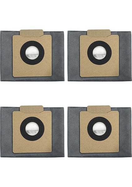 X8 Pro, X10 Pro Omni Toz Torbaları Için 4 Adet Yedek Çanta Yedek Parça Aksesuarları (Yurt Dışından)