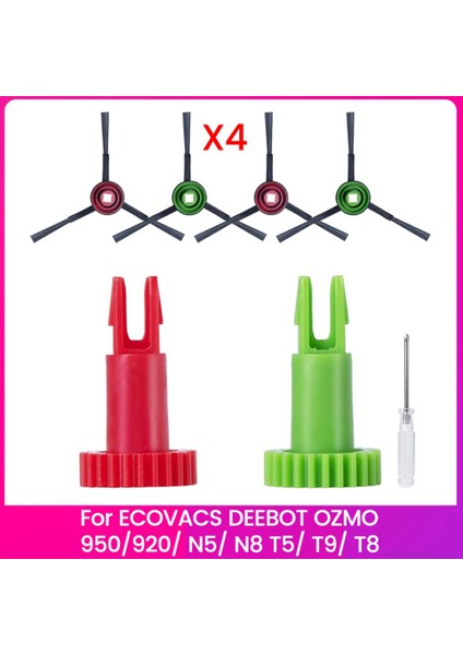 Ozmo 950/920/ N5/ N8 T5/ T9/ T8 Robot Süpürge Parçaları Için Yan Fırça Motoru Dişlisi ve (Yurt Dışından)