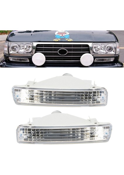 80 Serisi 1991-1998 LC80 FJ80 FZJ80 HDJ80 HZJ80 4500 Sol Araç Ön Tampon Sinyal Lambası (Yurt Dışından) modelleri