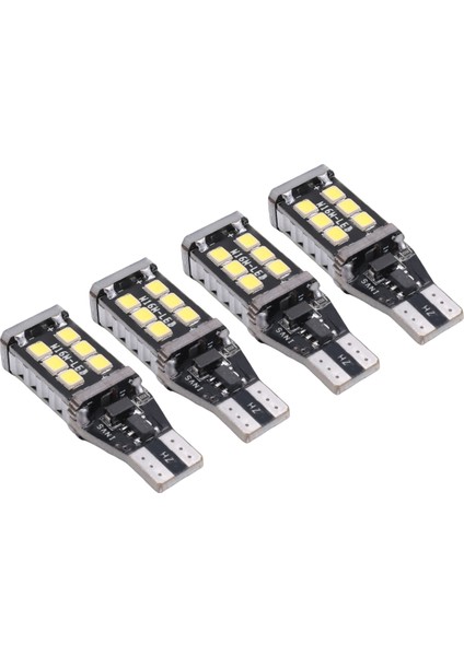 4 Adet Parlak Beyaz Canbus LED Ampul Araç Geri Vites Lambası 912 921 T15 W16W (Yurt Dışından) modelleri