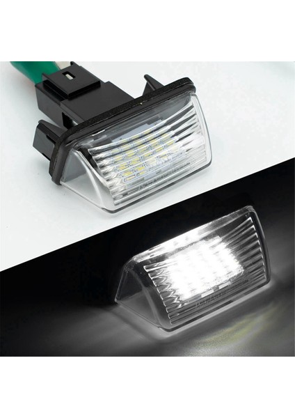 206, 207, 306, 307, 406, 407 5008 Partner LED Xenon Için 6340A3 Plaka Lambası Tertibatı (Yurt Dışından) modelleri