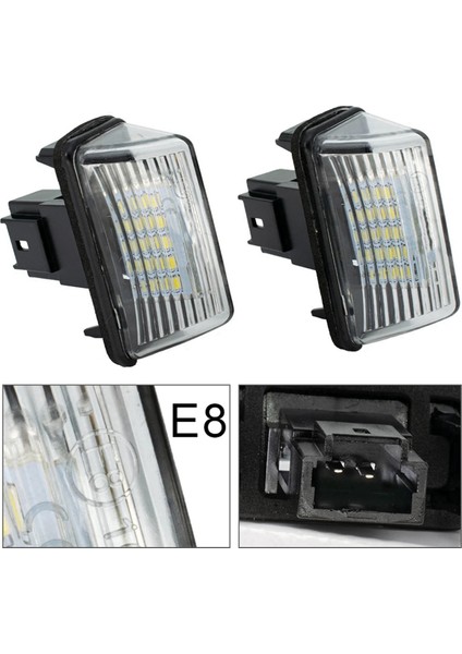 206, 207, 306, 307, 406, 407 5008 Partner LED Xenon Için 6340A3 Plaka Lambası Tertibatı (Yurt Dışından) fırsatları