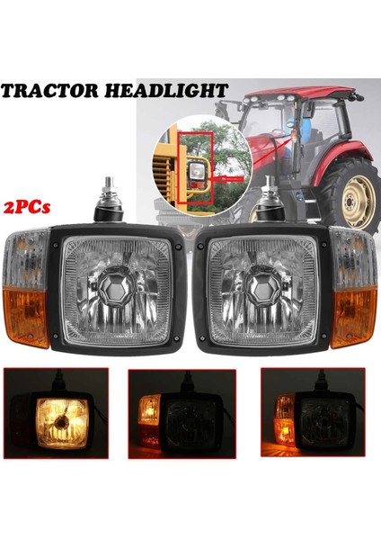 Traktör Römork LED Farlar 24V Dönüş Sinyali Gösterge Lambası Ekskavatör Teleskopik Yükleyici Forklift Için Çalışma Lambası (Yurt Dışından) fiyatları