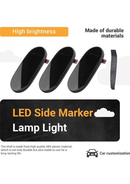 6x LED Dinamik Yan Işaretçi Dönüş Sinyal Işıkları Mercedes-Benz Sprinter Için Gösterge Lambası W906 2006-2018 Crafter 2006-2016 (Yurt Dışından)