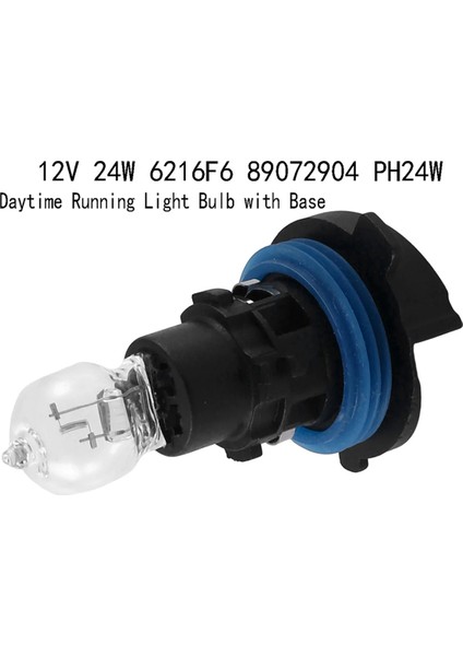3008 5008 C5 12V 24W 6216F6 89072904 PH24W Için Tabanlı 2 Adet Ön Gündüz Farı Ampulü (Yurt Dışından) fiyatları
