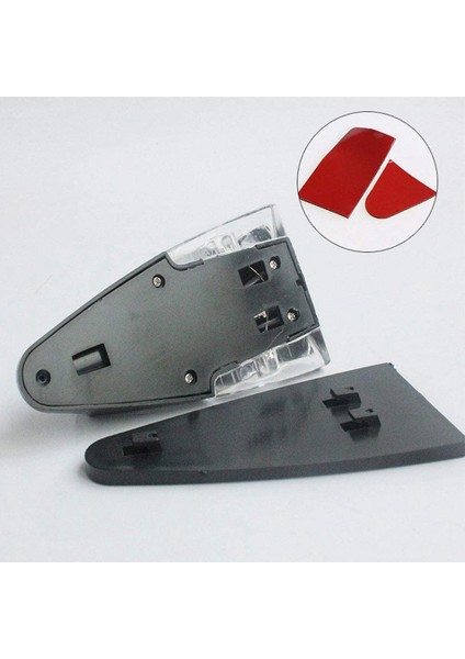 Rüzgar Enerjisi LED Işık Atmosfer Yüzgeci Anten Uyarı Flaş Lambası Araç Şekillendirme Dış Aksesuarlar (Yurt Dışından) fırsatları