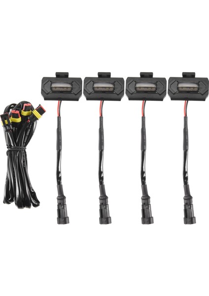 2020-2021 Off Road Sport Için 4 Adet LED Ön Izgara Lambası, Harici Lamba, Beyaz Işık (Yurt Dışından)