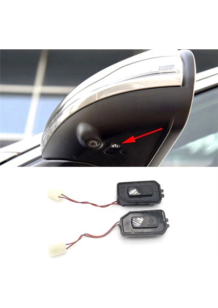 W205 W213 Glc 2014-2020 A0999064302 Için LED Sol Yan Dikiz Aynası Su Birikintisi Lambası Nezaket Lambası (Yurt Dışından) modelleri