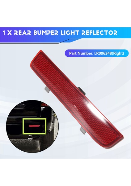 Land Range L322 Lr2 LR006348 Için Sağ Tampon Reflektörlü Arka Stop Lambası (Yurt Dışından) fırsatları