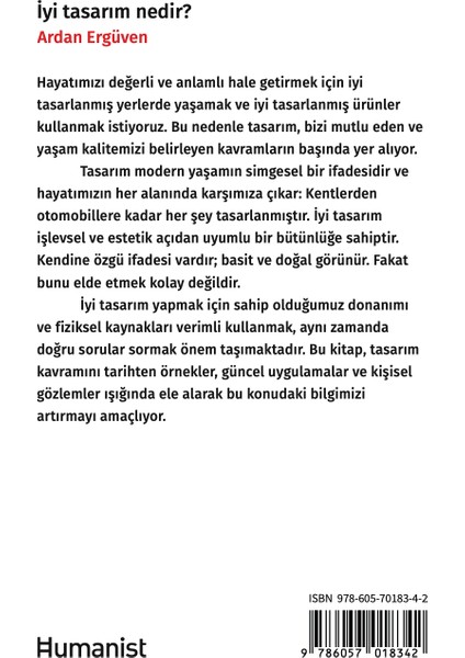 İyi Tasarım Nedir? - Ardan Ergüven fiyatları