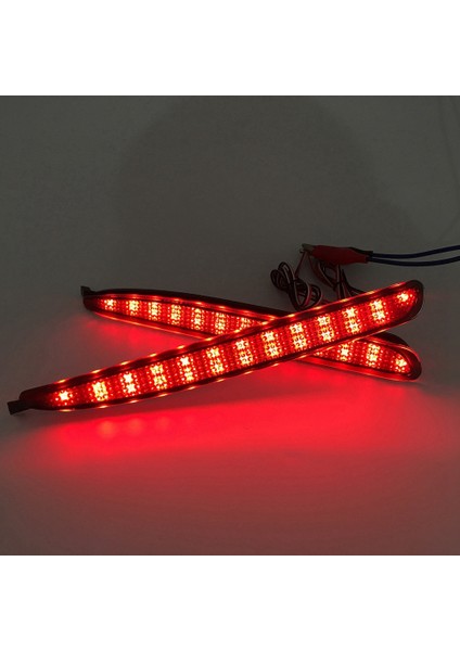 1 Çift Arka Tampon Lambası Füme Camlı LED Reflektörlü Arka Fren Stoperi 6 2003-2008 (Yurt Dışından) fırsatları