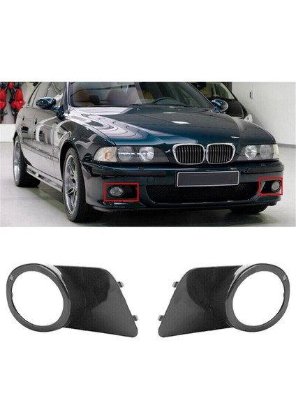 5 Serisi E39 1998-2003 Için Otomotiv Ön Sis Farları Dekoratif Izgara 51112496283 51112496284 (Yurt Dışından) fiyatları