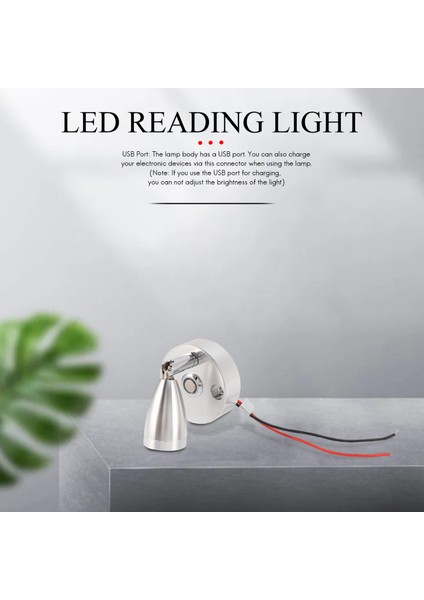 Karavan, Tekne, Karavan Için USB Arayüzlü 12V Iç Mekan Spot Lambası, LED Spot Okuma Lambası, Sıcak Temas Anahtarı (Yurt Dışından) fiyatları