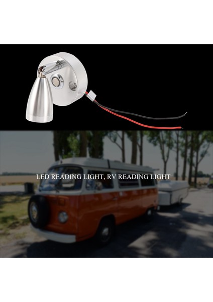 Karavan, Tekne, Karavan Için USB Arayüzlü 12V Iç Mekan Spot Lambası, LED Spot Okuma Lambası, Sıcak Temas Anahtarı (Yurt Dışından) fırsatları