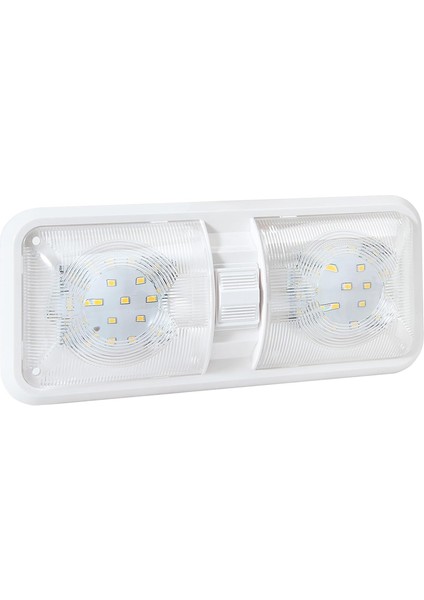 Karavan Lambası, 12V LED Işıklar 700LM, 8W Işıklar, Tavan Çift Kubbe Aydınlatma Armatürü Araba/karavan/römork/tekne Için Iç Aydınlatma (Yurt Dışından)