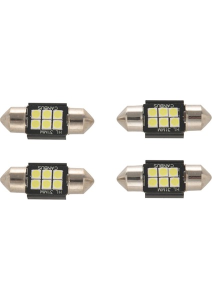 Araç Iç Aydınlatmaları, Plaka Kubbesi, Harita Kapısı, Nezaket 31 mm Festoon, DE3175 6428 Xenon Beyaz Için 400 Lümen LED Ampuller (Yurt Dışından)