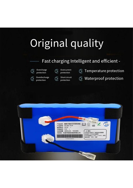 Z8/Z9PRO/Z10-WU1/Z10PROU1/E9-PROU1 Zemin Fırçalama Makinesi Için Şarj Edilebilir 25,2 V 4000 Mah Lityum Pil (Yurt Dışından) modelleri