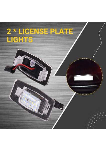 Escape Mercury Mx-5 Mpv Için 2 Adet Plaka Lambası (Yurt Dışından) fırsatları