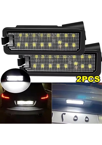 6n2 9n 6r 6c B6 B7 Için 2 Adet Araba LED Arka Plaka Lambası Canbus (Yurt Dışından) fırsatları