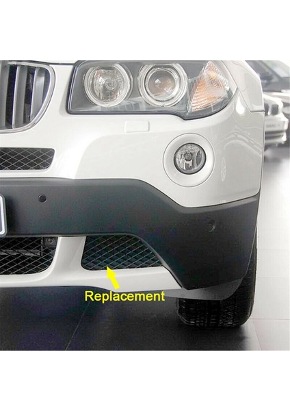X3 E83 2007, 2008, 2009 ve 2010 Modelleri Için Ön Tampon Alt Izgara Trim Kapağı Kapağı 51113416205 51113416206 (Yurt Dışından) modelleri