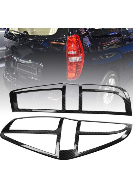 Araba Karbon Fiber Abs Arka Lambası Kapağı Döşemesi Grand Starex H1 2019'A Uygundur (Yurt Dışından) modelleri