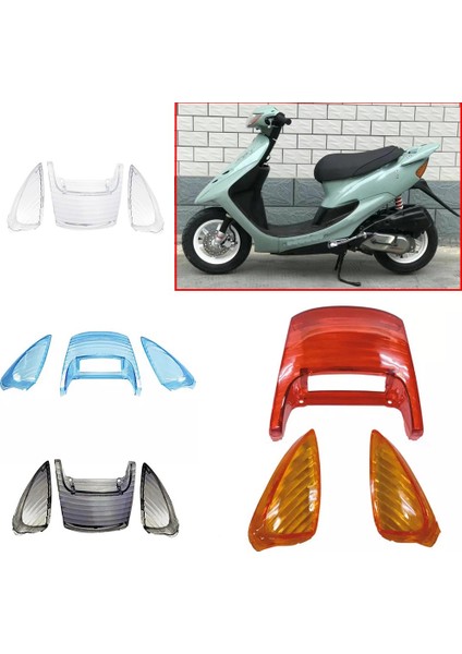 DIO50 ZX50 AF34 AF35 Scooter Arka Fren Lambası Kapağı Arka Cam Stop Lambası Kapağı Dumanlı (Yurt Dışından) fiyatları