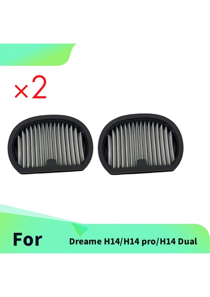 H14/H14 PRO/H14 Çift Elektrikli Süpürge Aksesuarları Parçaları Için 2 Adet Yedek Filtre (Yurt Dışından) modelleri