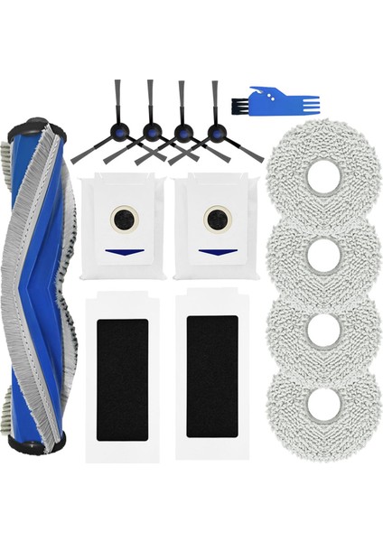 T30 Omni / Pro Robot Süpürge Aksesuarları Yan Fırça Filtre Paspas Bezi (Yurt Dışından)