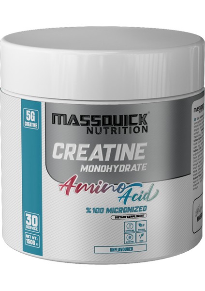 Creatine Monohydrate 150GR 30 Servis Güç Performans Amino