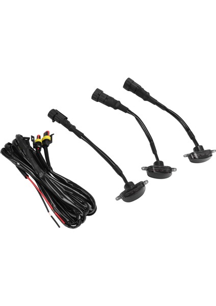 3x Füme Lensli Amber LED Ön Izgara Koşu Işıkları Lambaları (Yurt Dışından) fırsatları