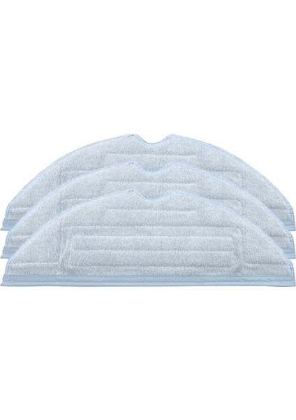 S7 S7MAXV Ultra Elektrikli Süpürge Yumuşak Pedi Için 3 Adet Yıkanabilir ve Tekrar Kullanılabilir Paspas Bezi Pedi Yedek Parçası (Yurt Dışından)