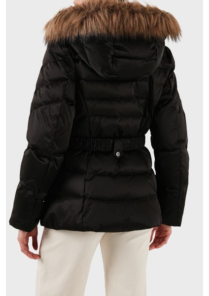 Marina Regular Fit Çıkarılabilir Kapüşonlu Kemerli Mont W5BL31W2802 Bayan Mont W5BL31 W2802 Jtmu modelleri